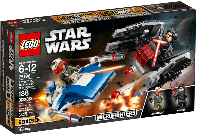 A-Wing vs. TIE Silencer Microfighters — caja oficial