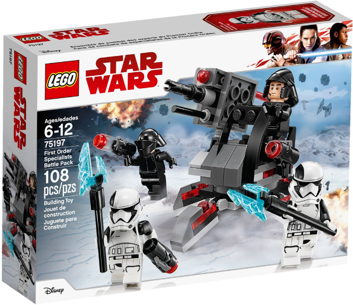 LEGO Set First Order Specialists Battle Pack - Star Wars — caja oficial