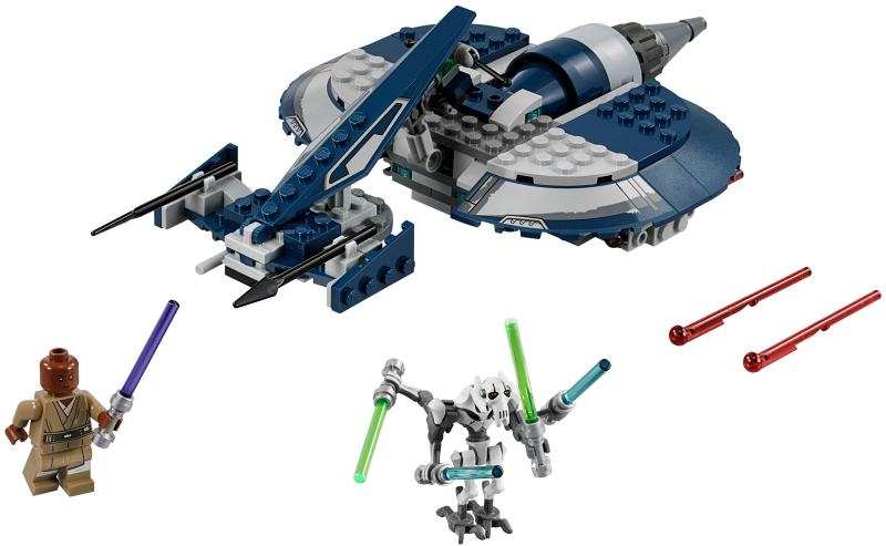 LEGO Set General Grievous' Combat Speeder - Star Wars — set armado