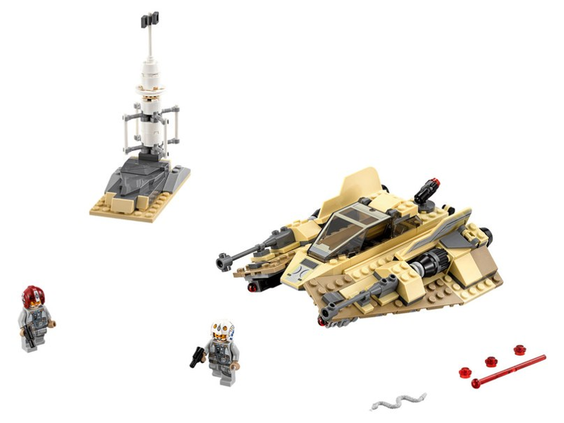 LEGO Set Sandspeeder - Star Wars — set armado