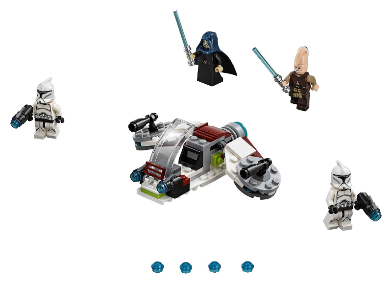 LEGO Set Jedi and Clone Troopers Battle Pack - Star Wars — set armado