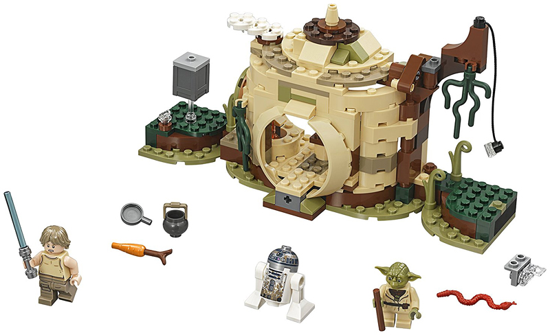 LEGO Set Yoda's Hut - Star Wars — set armado