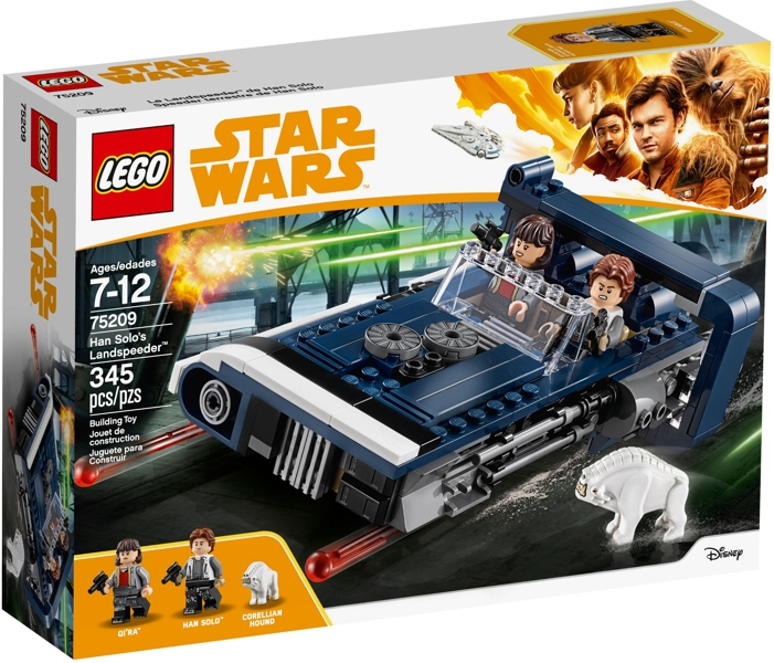 LEGO Set Han Solo's Landspeeder - Star Wars — caja oficial