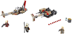 LEGO Set Cloud-Rider Swoop Bikes - Star Wars — set armado