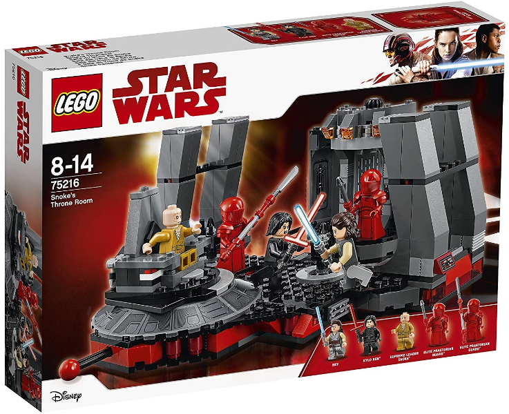 LEGO Set Snoke's Throne Room - Star Wars — caja oficial