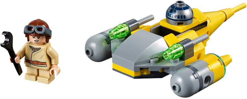 LEGO Set Naboo Starfighter Microfighter - Star Wars — set armado