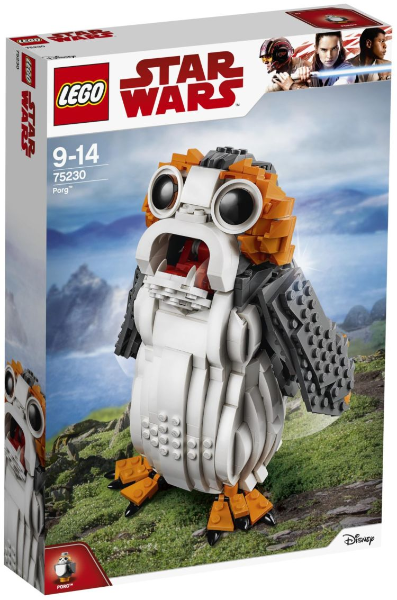LEGO Set Porg - Star Wars — caja oficial