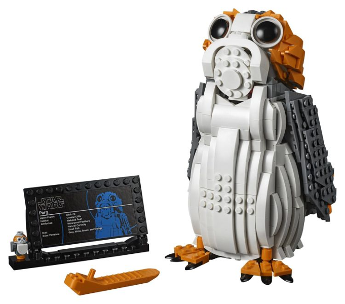 LEGO Set Porg - Star Wars — set armado