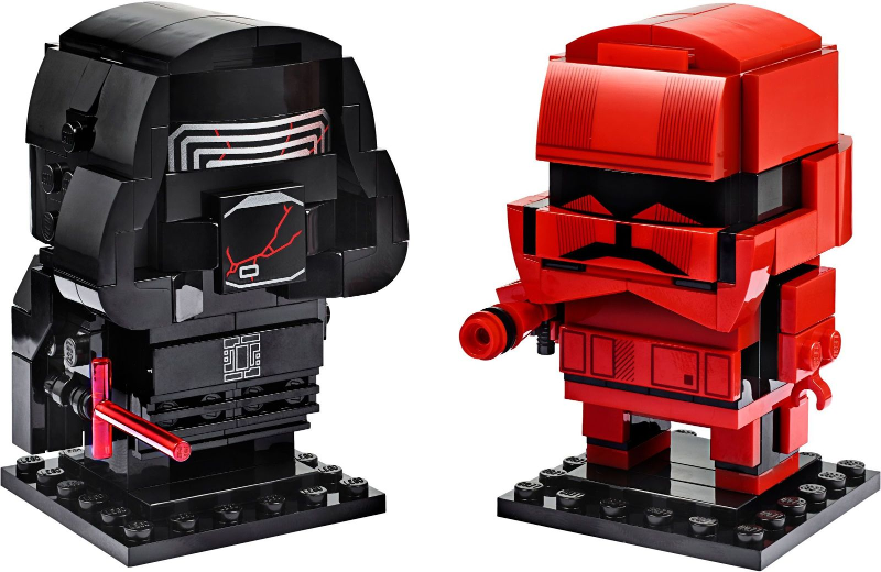 LEGO Set Kylo Ren & Sith Trooper - BrickHeadz — set armado