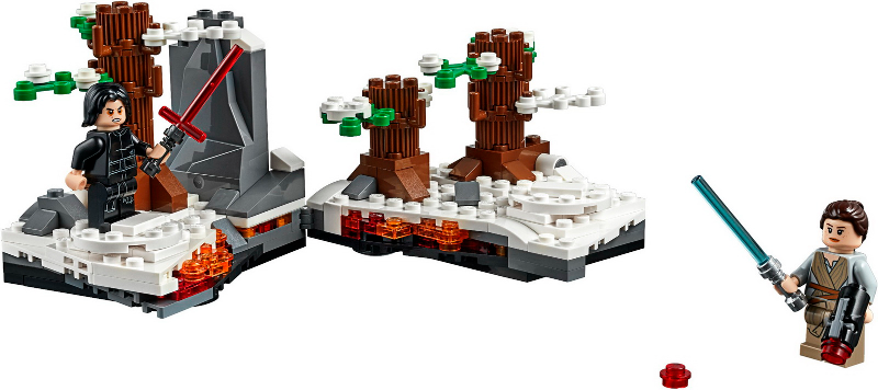 LEGO Set Duel on Starkiller Base - Star Wars — set armado