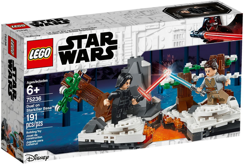 LEGO Set Duel on Starkiller Base - Star Wars — caja oficial