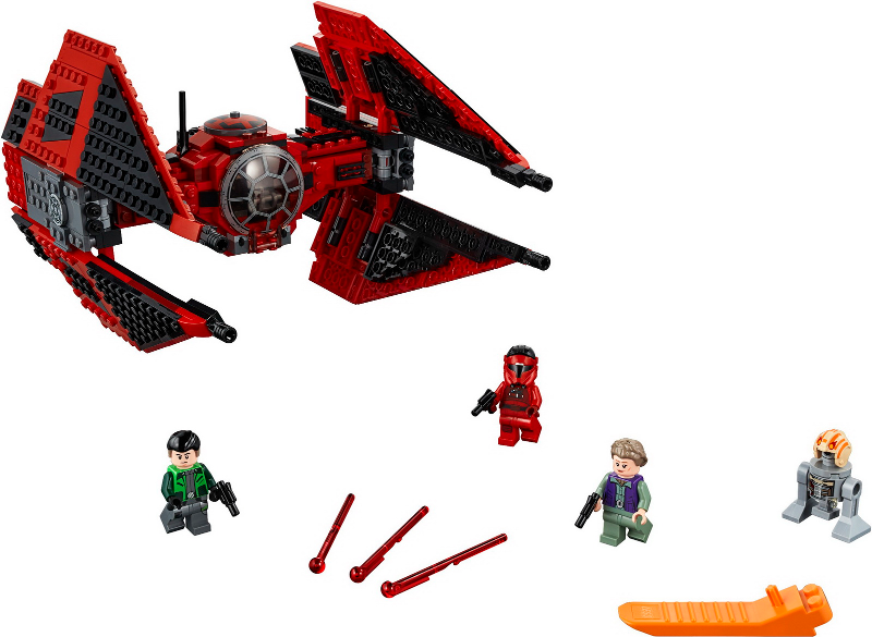 LEGO Set Major Vonreg's TIE Fighter - Star Wars — set armado