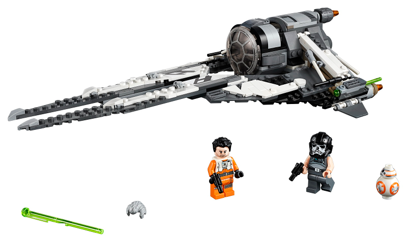 LEGO Set Black Ace TIE Interceptor - Star Wars — set armado