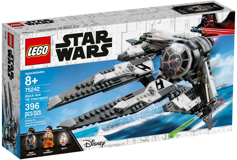 LEGO Set Black Ace TIE Interceptor - Star Wars — caja oficial