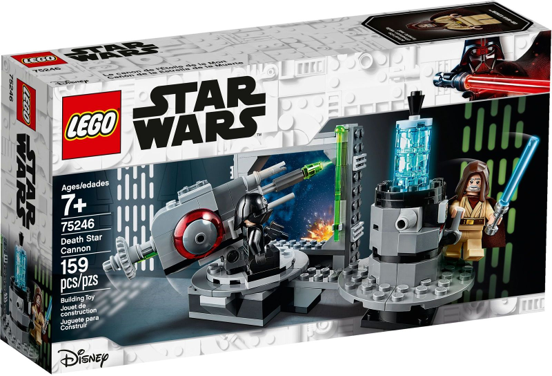 LEGO Set Death Star Cannon - Star Wars — caja oficial