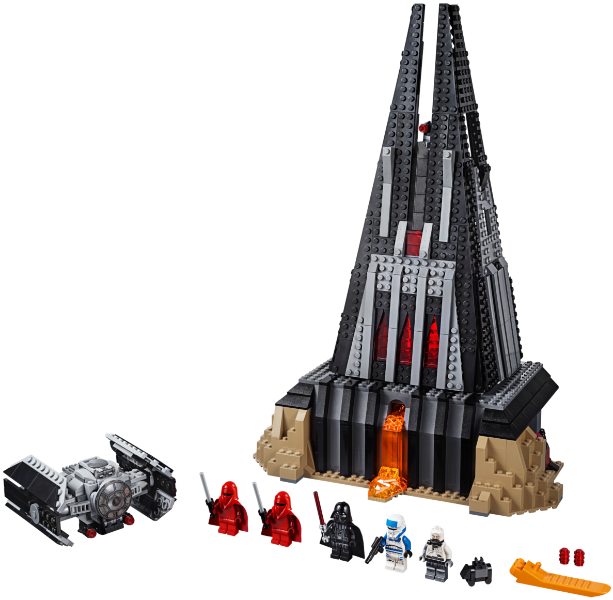LEGO Set Darth Vader's Castle - Star Wars — set armado