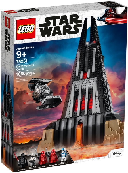 LEGO Set Darth Vader's Castle - Star Wars — caja oficial