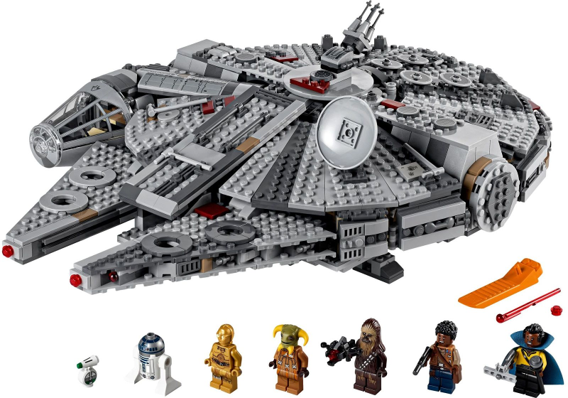 LEGO Set Millennium Falcon - Star Wars — set armado