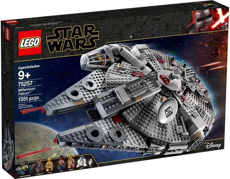 LEGO Set Millennium Falcon - Star Wars — caja oficial