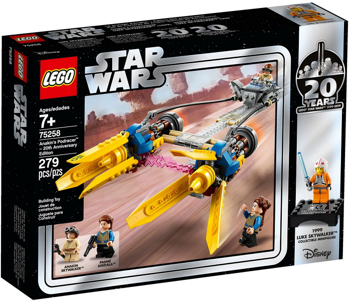 LEGO Set Anakin's Podracer 20th Anniversary Edition - Star Wars — caja oficial