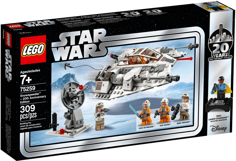 LEGO Set Snowspeeder 20th Anniversary Edition - Star Wars — caja oficial
