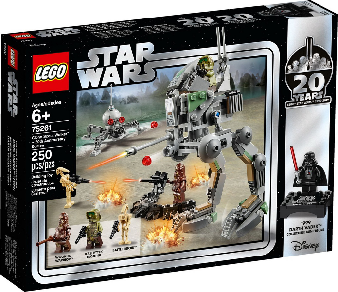 LEGO Set Clone Scout Walker 20th Anniversary Edition - Star Wars — caja oficial