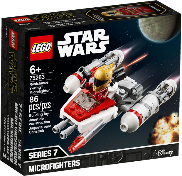 LEGO Set Resistance Y-wing Microfighter - Star Wars — caja oficial