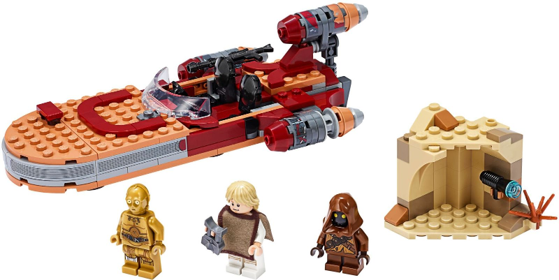 LEGO Set Luke Skywalker's Landspeeder - Star Wars — set armado