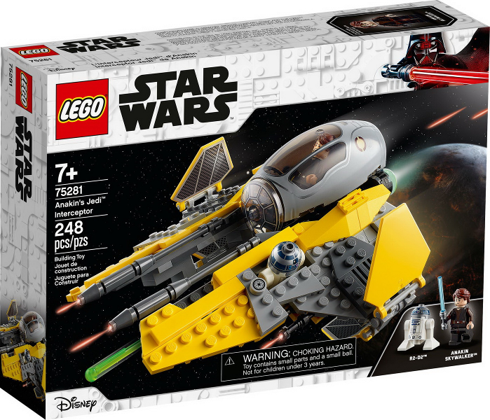 LEGO Set Anakin's Jedi Interceptor - Star Wars — caja oficial