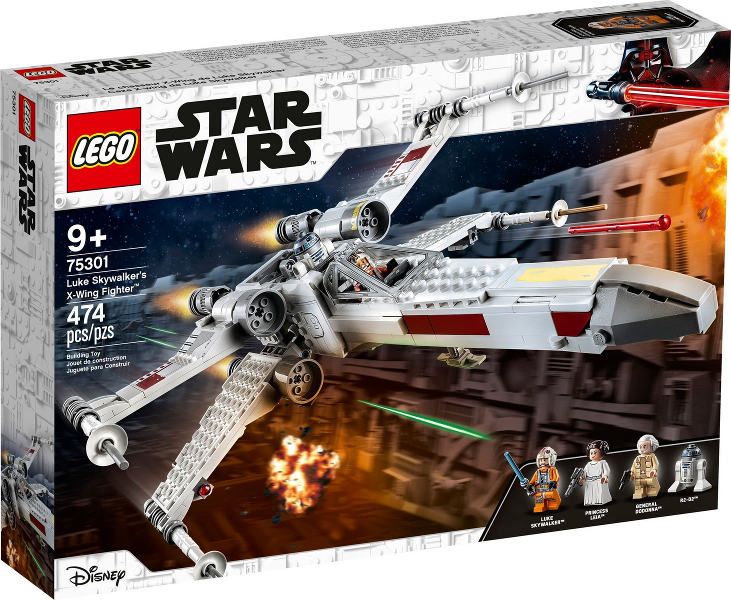 LEGO Set Luke Skywalker's X-Wing Fighter - Star Wars — caja oficial