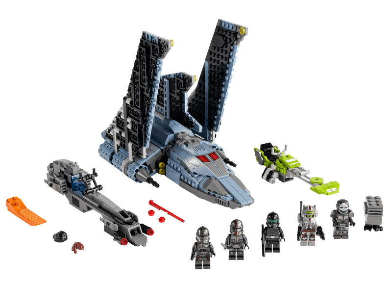LEGO Set The Bad Batch Attack Shuttle - Star Wars — set armado