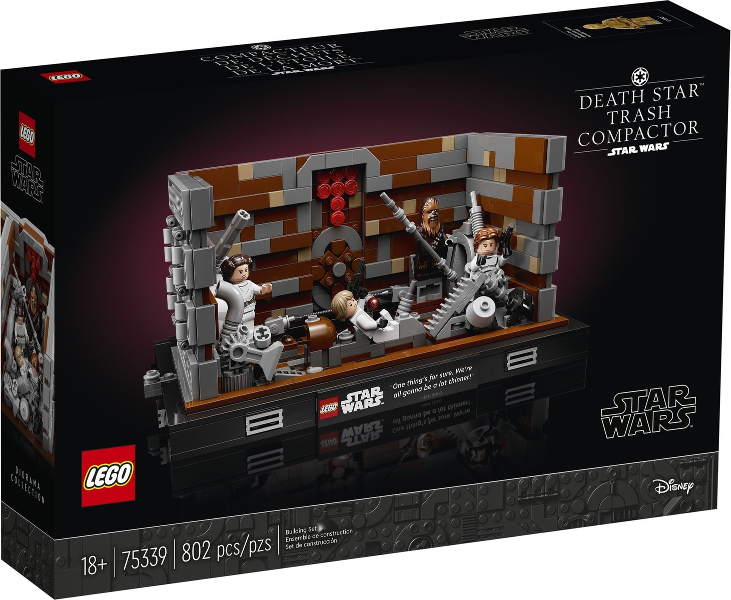 LEGO Set Death Star Trash Compactor Diorama - Star Wars (75339) — caja oficial