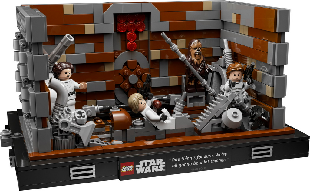 LEGO Set Death Star Trash Compactor Diorama - Star Wars (75339) — set armado