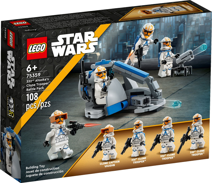 LEGO Set 332nd Ahsoka's Clone Trooper Battle Pack - Star Wars — caja oficial