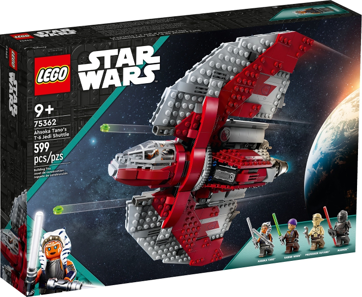 LEGO AHSOKA TANO’S T-6 JEDI SHUTTLE 75362 - Star Wars - DagaBlocks