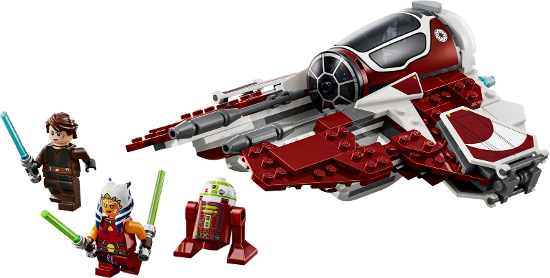 LEGO Set Ahsoka's Jedi Interceptor - Star Wars (75401-1) — set armado