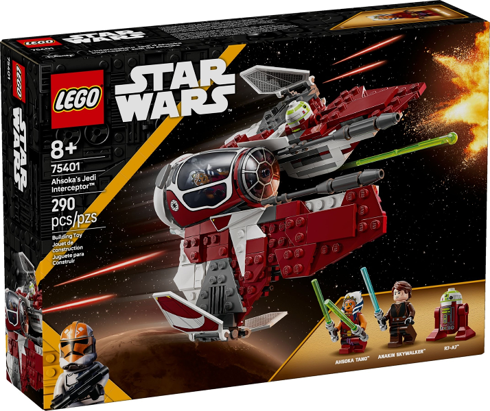 LEGO Set Ahsoka's Jedi Interceptor - Star Wars (75401-1) — caja oficial