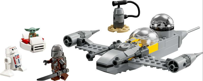 LEGO Set Mando and Grogu's N-1 Starfighter - Star Wars (75410) — set armado
