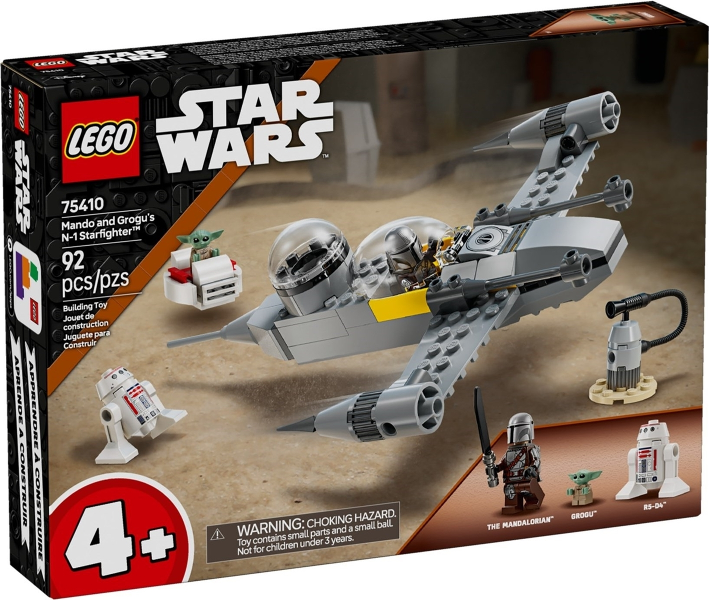 LEGO Set Mando and Grogu's N-1 Starfighter - Star Wars (75410) — caja oficial