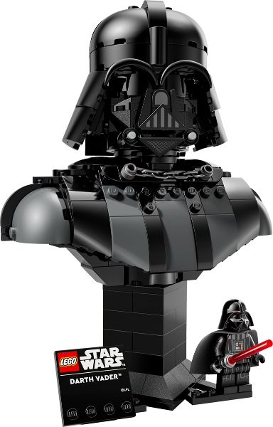 LEGO Set Darth Vader Bust - Star Wars (75439) — set armado