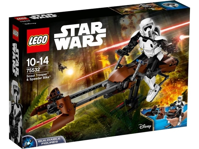 LEGO Set Scout Trooper & Speeder Bike - Star Wars — caja oficial