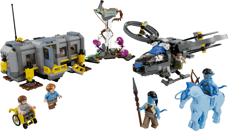 LEGO Set Floating Mountains: Site 26 & RDA Samson - Avatar (75573-1) — set armado (referencia)