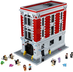 LEGO Set Firehouse Headquarters - Ghostbusters (75827-1) — set armado (referencia)