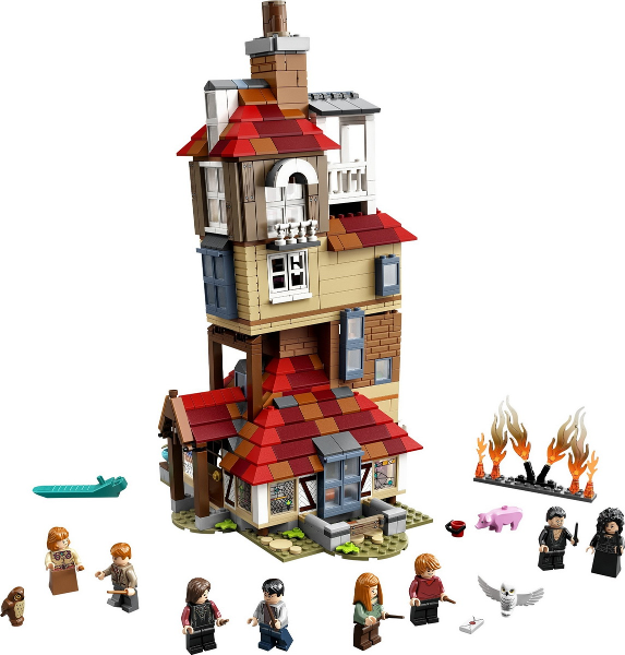 LEGO Set Attack on the Burrow - Harry Potter (75980-1) — set armado (referencia)
