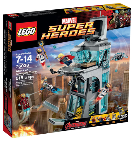 Attack on Avengers Tower — caja oficial