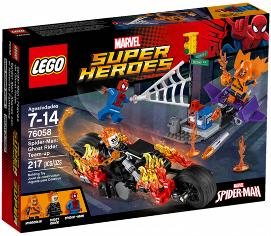 LEGO Set Spider-Man: Ghost Rider Team-up - Super Heroes — caja oficial