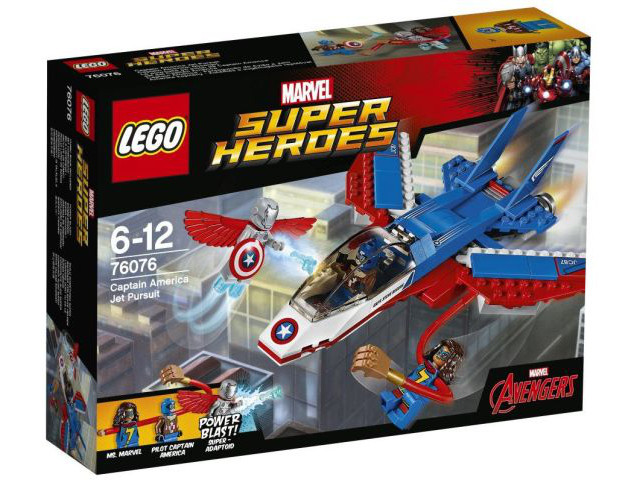 Captain America Jet Pursuit — caja oficial