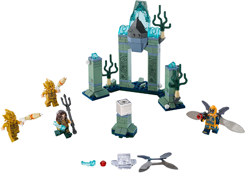 LEGO Set Battle of Atlantis (76085-1) — set armado (referencia)