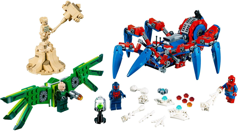 LEGO Set Spider-Man's Spider Crawler (76114-1) — set armado