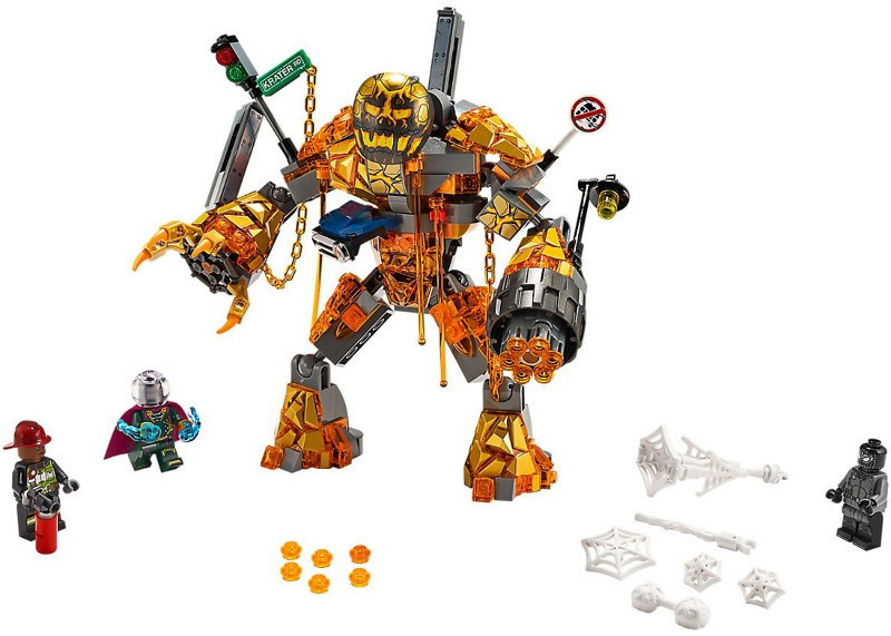 LEGO Set Molten Man Battle - Super Heroes — set armado